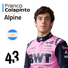 Franco Colapinto 2026 Picture GrandPrixLasVegas.com